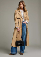 Cappotto Trench Con Cintura In Stone UK 14