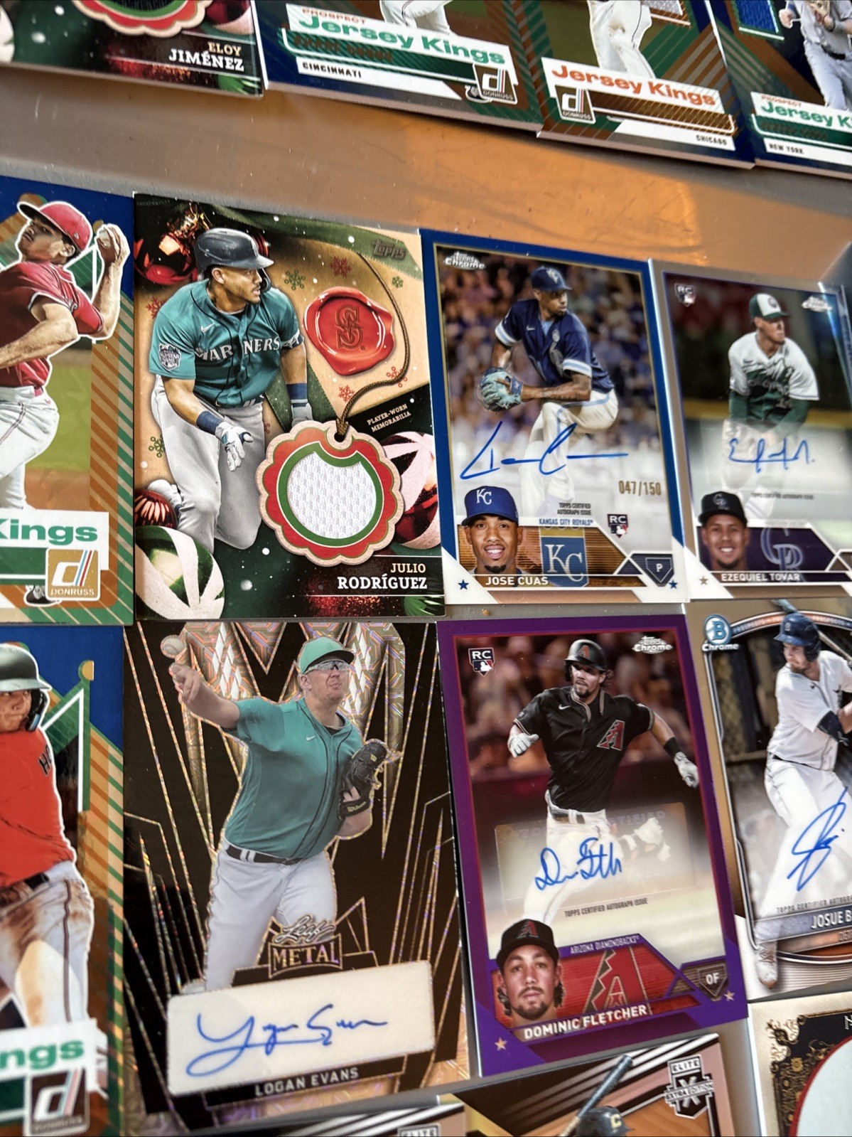 Huge Auto And Game Used Lot Baseball view 13