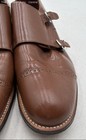 Stacy Adams Mens Brown Leather Cap Toe Monk Strap Dress Shoes Size 9.5EE — photo 5