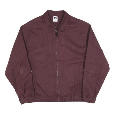 NIKE Herren weinrot Jacke M Baumwollmischung klassischer Reißverschluss Freizeit Oberbekleidung