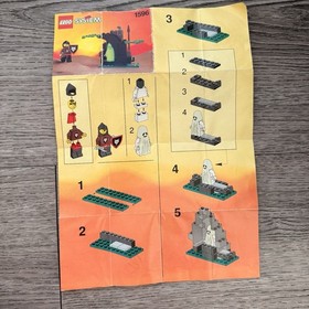 Lego Castle Wolfpack Ghostly Hideout 1596 100% Complete W/Instructions