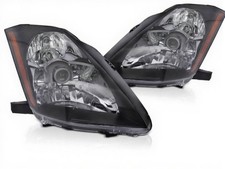 Headlights BLACK fits NISSAN 350Z 2003 2004 2005