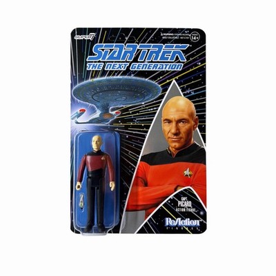 Super7 Star Trek: The Next Generation Captain Picard ReAction Sammelfigur Wave 1