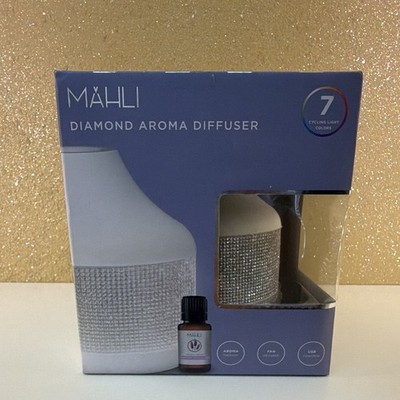 MÄHLI Diamond Aroma Diffuser Lavender Scent USB Powered 7-Color LED MDB-114BXPU