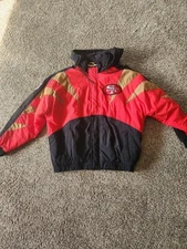 Vintage San Francisco 49ers  Apex One Pro Line Shark Tooth Jacket 90s.