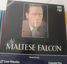 The Maltese Falcon Laserdisc Humphrey Bogart Mary Astor LD Star LaserDisc VG