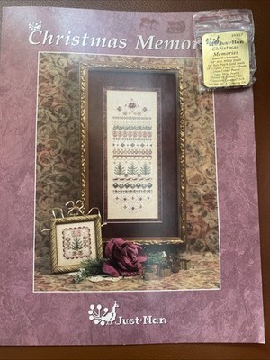 Just Nan Christmas Memories Embellishment Pk Cross & Specialty Stitch Pattern