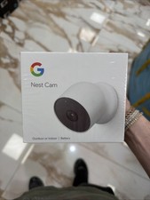 Google Nest Cam Outdoor Battery in Snow GA01317-US FACTORY SEATED