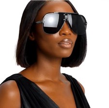 Oversized Punk One Piece Sunglasses Women Sun Glasses Female Punk Shades Eyewear