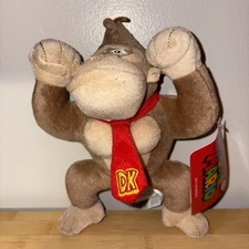 Donkey Kong Plush 8" Nintendo Super Mario Bros Stocking Stuffer