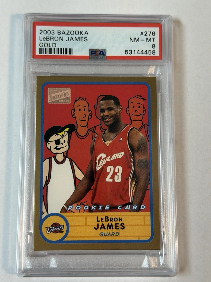 Bazooka LeBron James Basketball Sports Trading Card Singles for