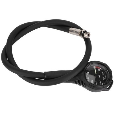Professional Luminous Submersible Scuba Pressure Gauge For Divers 400 Bar PIJB