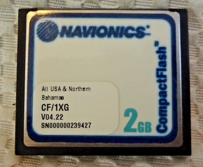 Navionics All USA & Northern Bahamas CF/1XG CF Compact Flash Chart Chip - 1XG