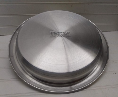 Sartén de acero inoxidable Chef's Ware Townecraft de 12" para servir plato y tapa de vidrio - Imagen 8 de 14