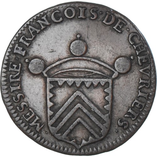 [#1175777] Frankrijk, Token, Bourgogne, V-F de Chevriers, juge d’armes du Mâconn - Afbeelding 1 van 2