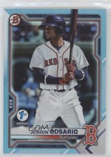 2021 Bowman 1st Edition Sky Blue Foil Jeisson Rosario #BFE-37 5j8
