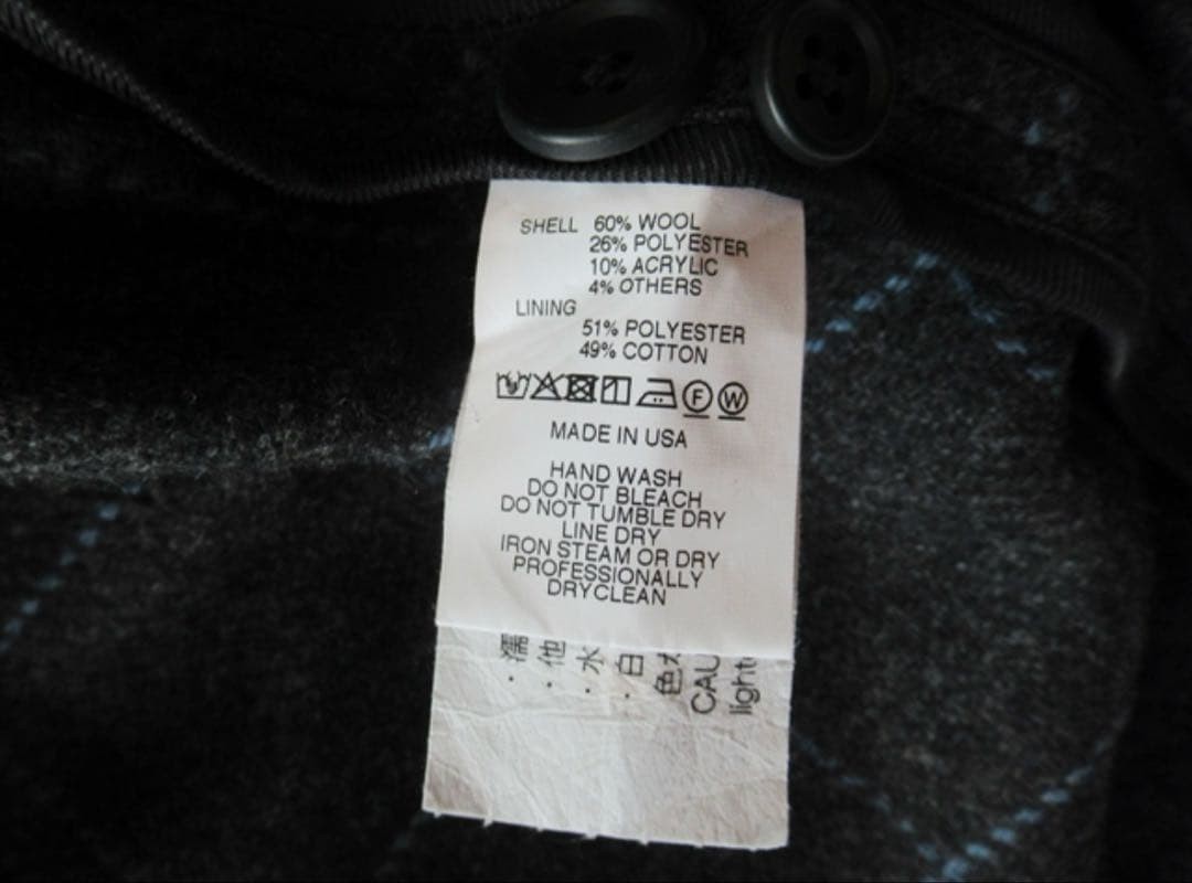 Engineered Garments Wool Zip Jacket WP Windowpane… - image 4