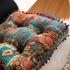 Bohemian Patchwork Square Chair Seat Cushions for Dining Kitchen Office Chair...