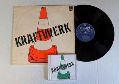 KRAFTWERK ''KRAFTWERK''GERMANY 1ST PRESS 1970 W/FREE BONUS CD ELECTRONIC VG+ LP