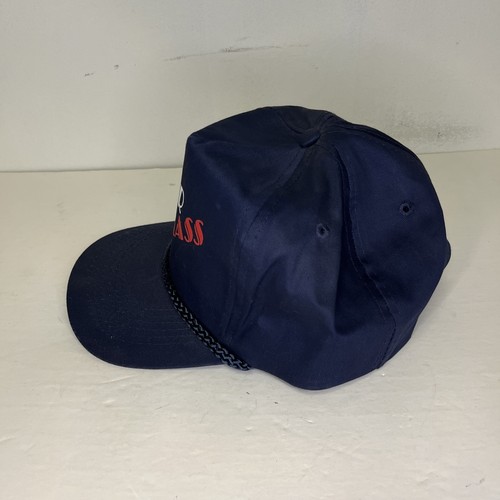 Vintage Four Seasons Hat Cap Rope Front SnapBack Baby Blue Baker Glass - Picture 3 of 7