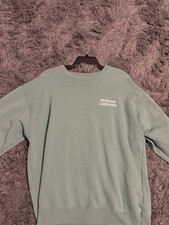 Hollister Light Green Hooded Pullover Sweatshirt XS Women's Logo Fleece