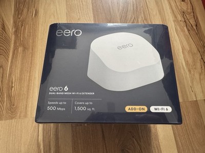 Eero 6 Dual-Band Mesh Wi-Fi 6 Add-On Extender - New Sealed