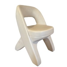 Step 2 Tan Criss Cross Child Plastic Chunky Chair for Table Playhouse Kitchen