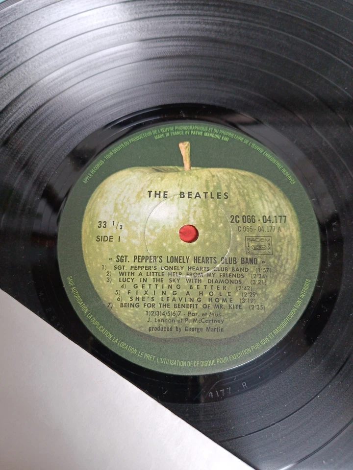 The Beatles Sgt. Pepper's Lonely Hearts Club Band · Lp · 1974, photo 4 sur 4