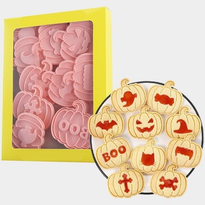 Backbegeisterte Backset Kreative Plätzchenformen Spaß Halloween Themen