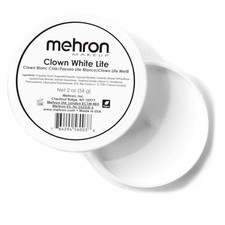 Makeup Clown White Lite  Professional Face Paint  Body Paint  White 2 Ounce