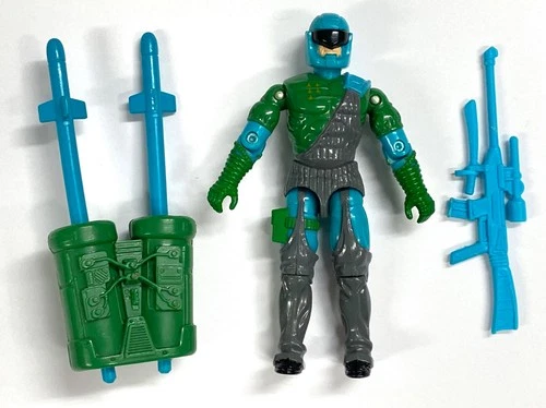 Vintage Gi Joe FLAK Viper with Accessories 1992 Really Nice