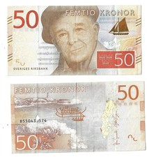 50 Kronor ND(2014) Sweden Banknote # 70