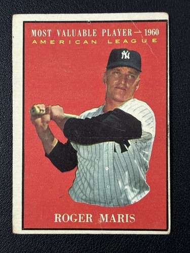 Roger Maris [MVP] #478 1961 Topps card