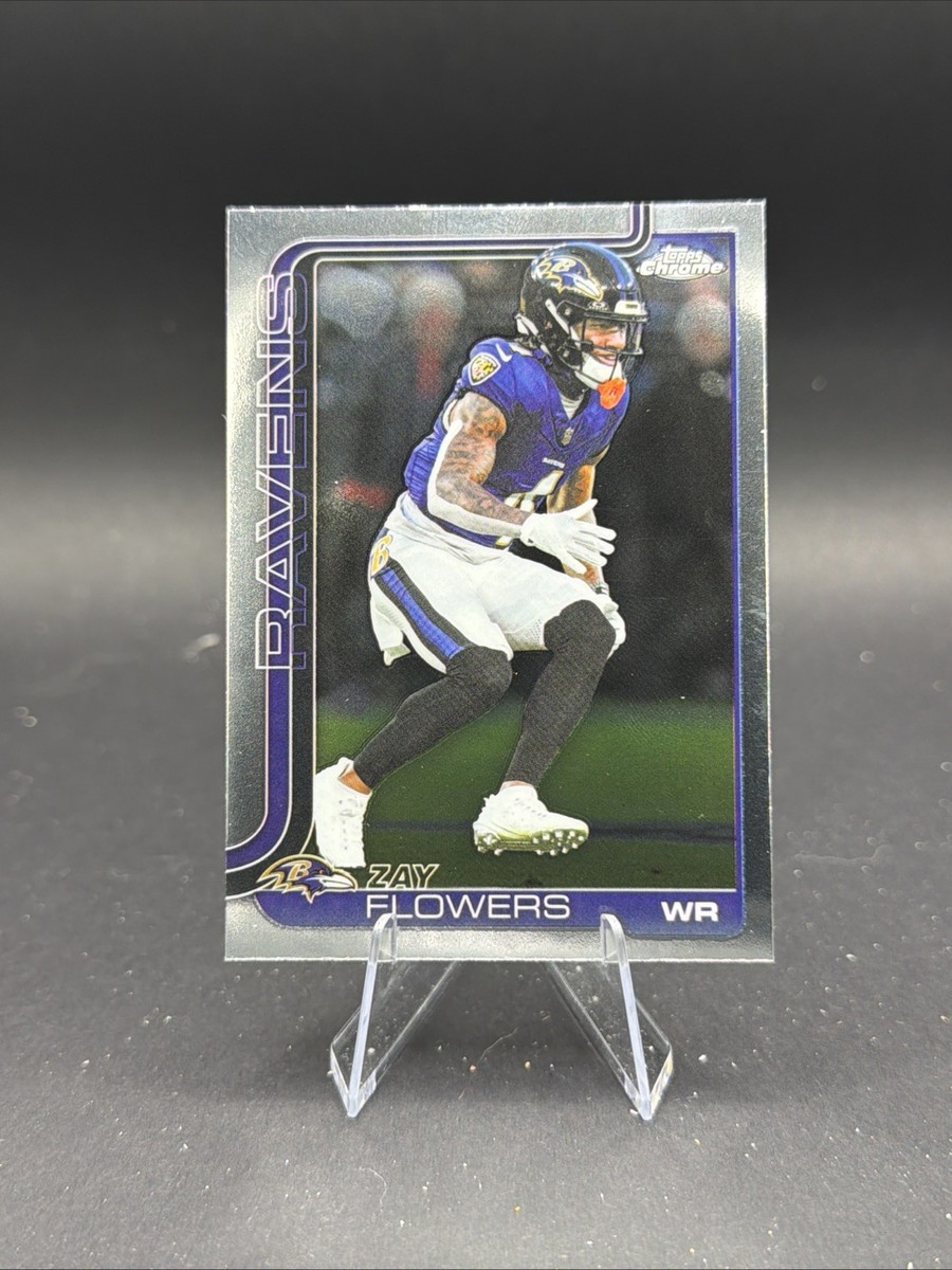 ★　satooo　★ 2025 Topps Chrome Zay Flowers #22 Ravens | eBay