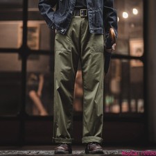 Vintage Men's OG-107 Fatigue Utility Pants Military Straight Leg Baker Casual