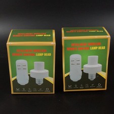 2xWireless Remote Control E27 Light Bulb Socket Lamp Holder Switch Timer Adapter