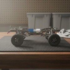 Metall-RC-Chassis Metallkonstruktion Rahmenkit Stahlzahnr&auml;der f&uuml;r Hobbybastler