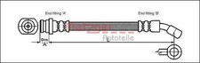 Flexible de frein Suzuki SAMURAI