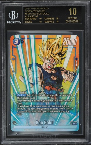 2024 Dragon Ball S Fusion New Adventure Son Goku #FB05-030 BGS 10 BLACK LABEL