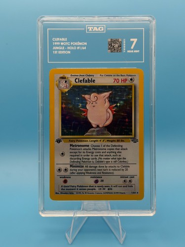 Clefable (1st Edition) graded TAG 7 for sale on eBay