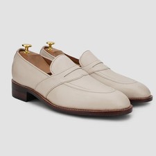 Men’s Classic Leather Slip On Shoes, Bespoke Dress Latest Design Shoes New Sale!