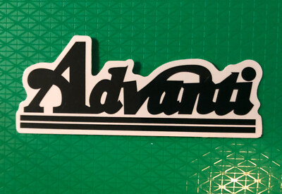 Advanti racing sticker. *Glossy*Finish Aprox Size: 3.5 X 1.33 inch. Self Adhesiv