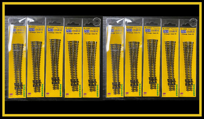 Peco SL-U395F Unifrog Medium Radius Right Hand Turnout Code 55 Set Of 10