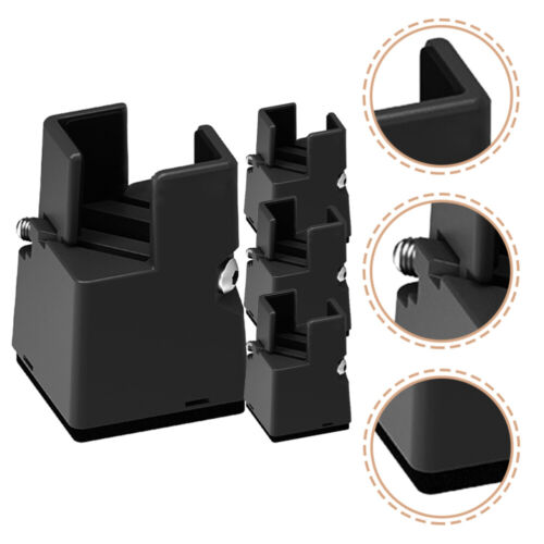 4 Pcs Heightened Table Mat Adjustable Bed Base Risers for Display