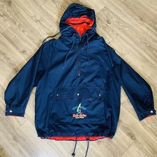 Vintage 90s IBulleri Anorak Windbreaker Jacket Mens L Pullover Surf Retro 80s