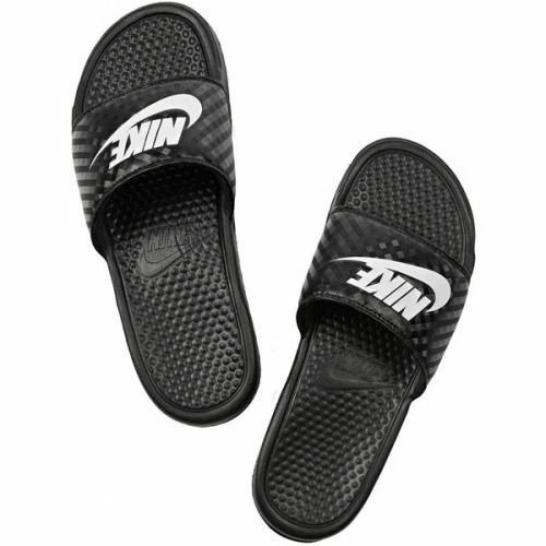 NIKE DONNA BENASSI slide slide NERO BIANCO 343881 011 taglia 6 10 343881 011