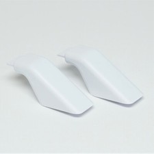 NEW 2 PAK of WB7X7189 for GE Range Oven Door Handle White End Cap