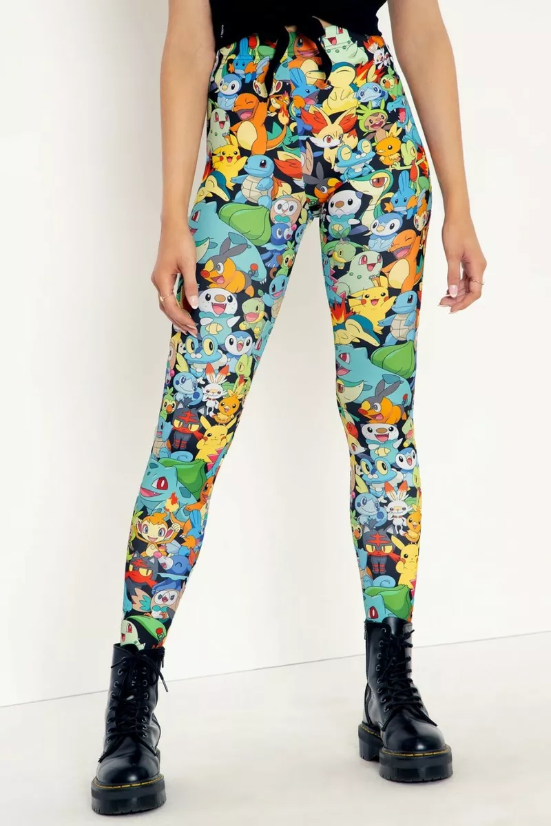 Black Milk Starter Pokemon HWMF Leggings Size XS X Small NEW NWT