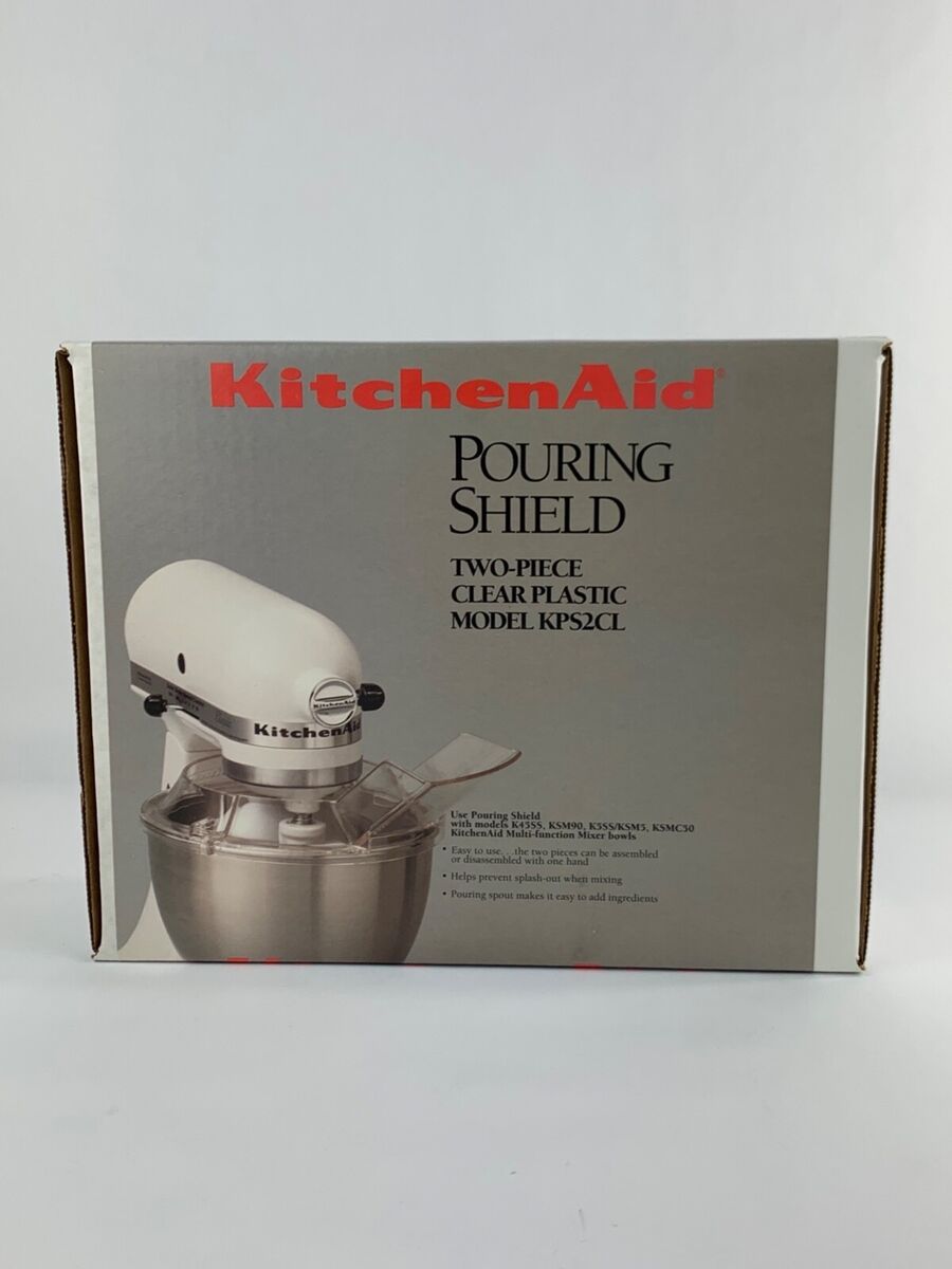 Kitchen Aid Pouring Shield 2pc Clear Plastic for Model KPS2CL