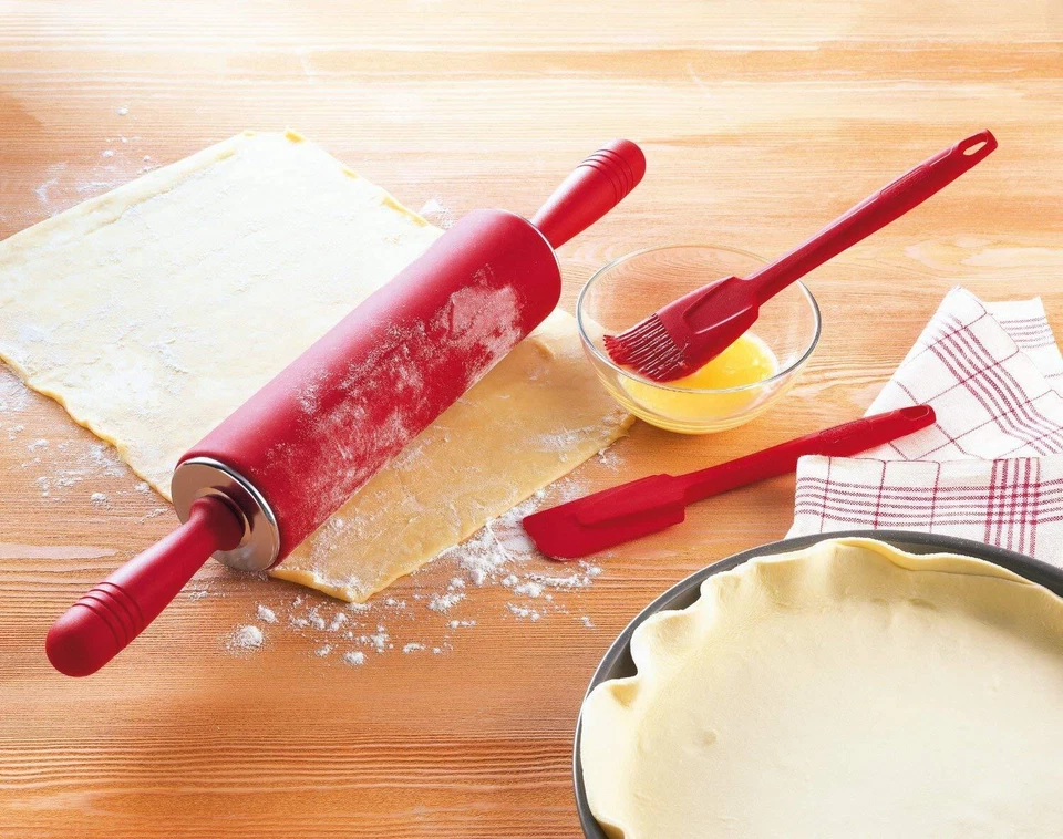 Original Kaiserflex Red Teigroller Silikon 49 x 65 cm Nudelholz Silikon mit M... - Image 4 of 4